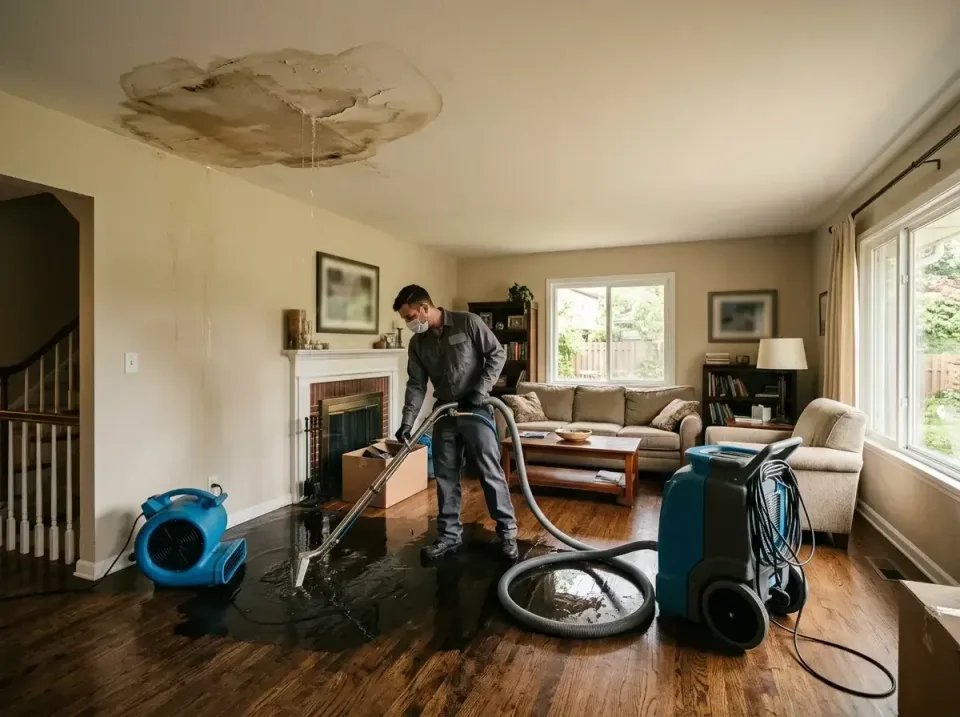 attic-pipe-burst-ceiling-drip-008 — frequently asked questions, Water Damage Restoration & Carpet Care in Tallmadge, OH